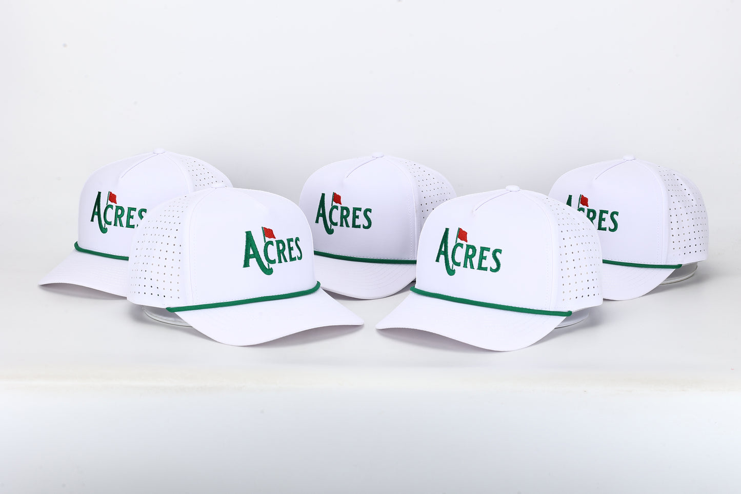 Acres Golf Rope Hat White/Green