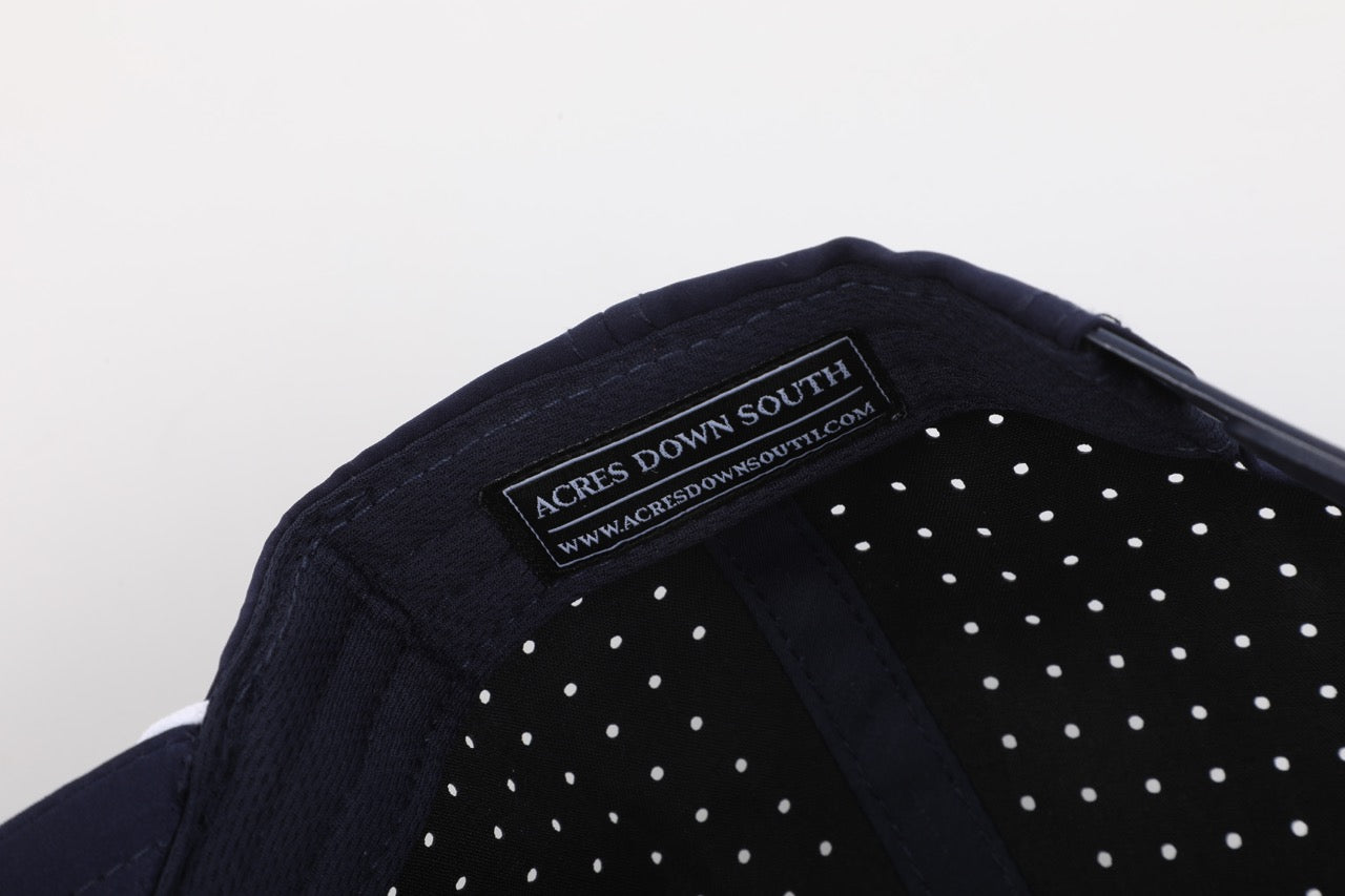 Acres Golf Rope Hat Navy/White