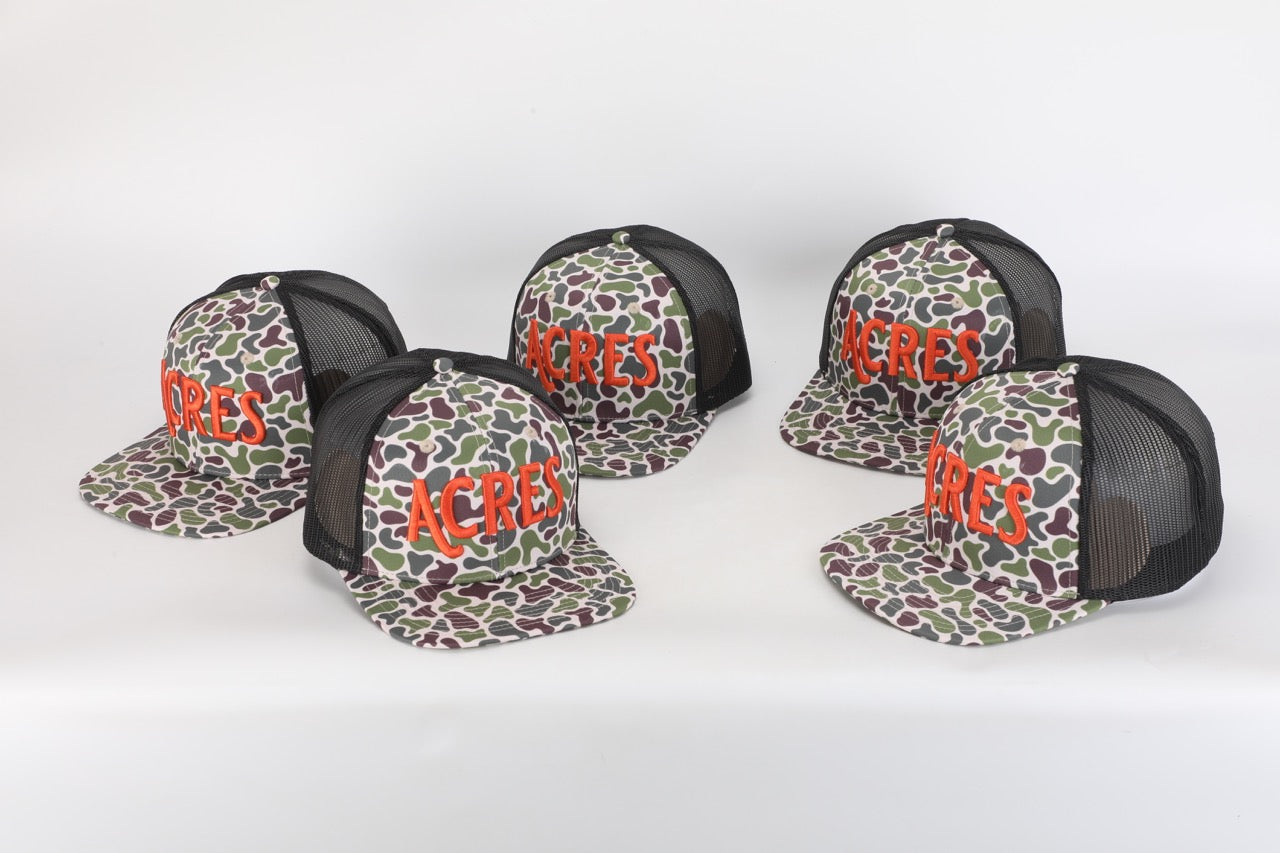 Acres 6 Panel Snapback Trucker