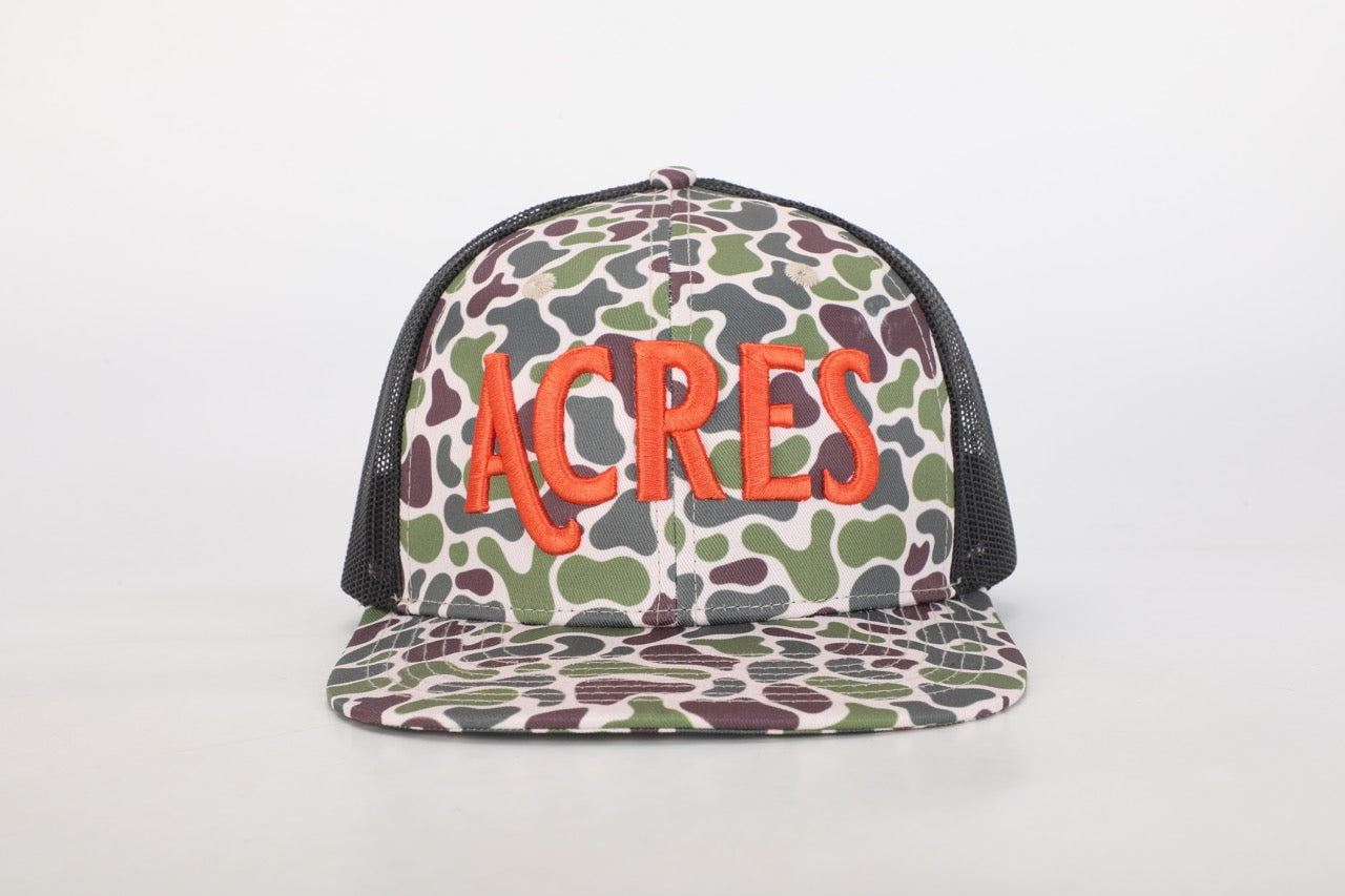 Acres 6 Panel Snapback Trucker