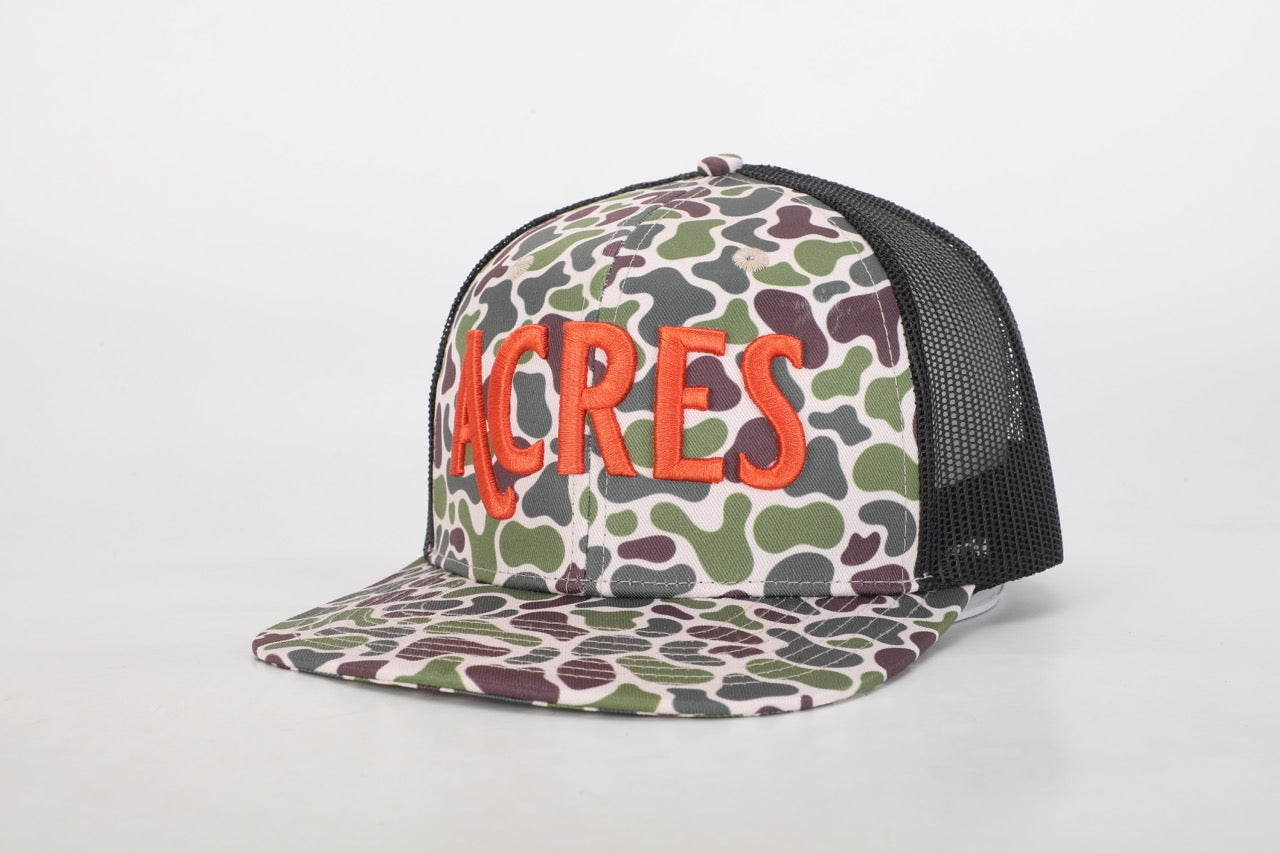 Acres 6 Panel Snapback Trucker