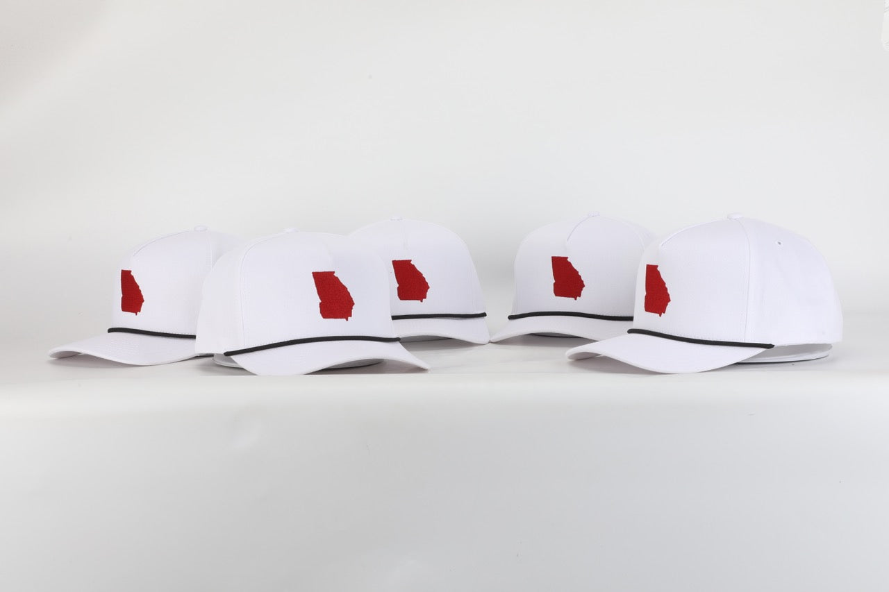 State Series 5 Panel Trucker Georgia Guangzhou Meidiney Headwear Manufacturing Co.