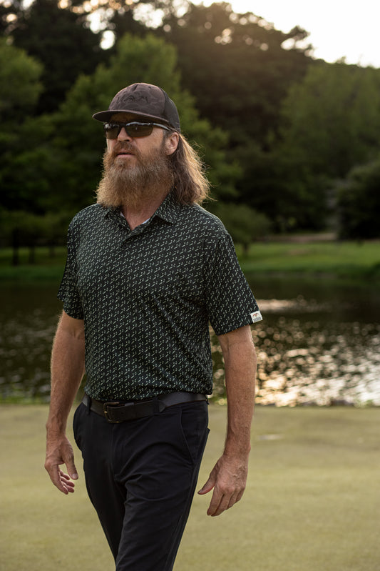 Acres x Duck Commander Duck Call (Green Polo)